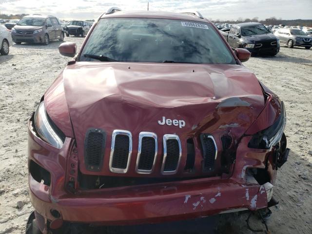 1C4PJLCB9FW589792 - 2015 JEEP CHEROKEE LATITUDE MAROON photo 11