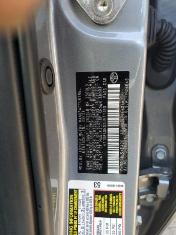 4T1DBADK0SU511180 - 2025 TOYOTA CAMRY XSE Plata foto 12