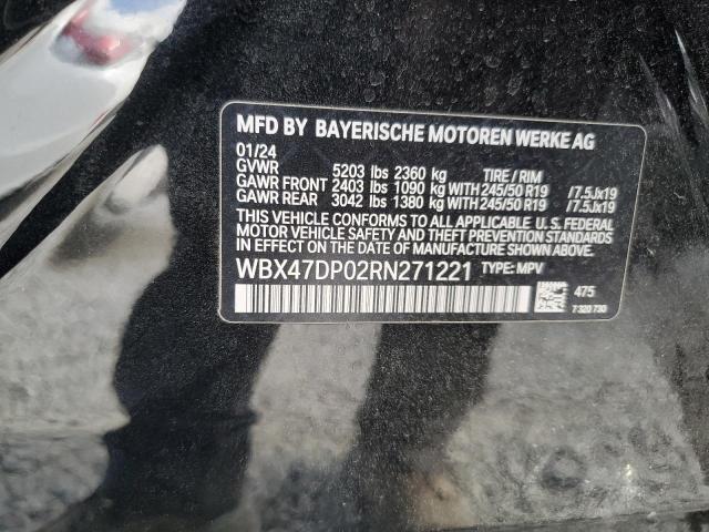 WBX47DP02RN271221 - 2024 BMW X3 SDRIVE30I BLACK photo 14