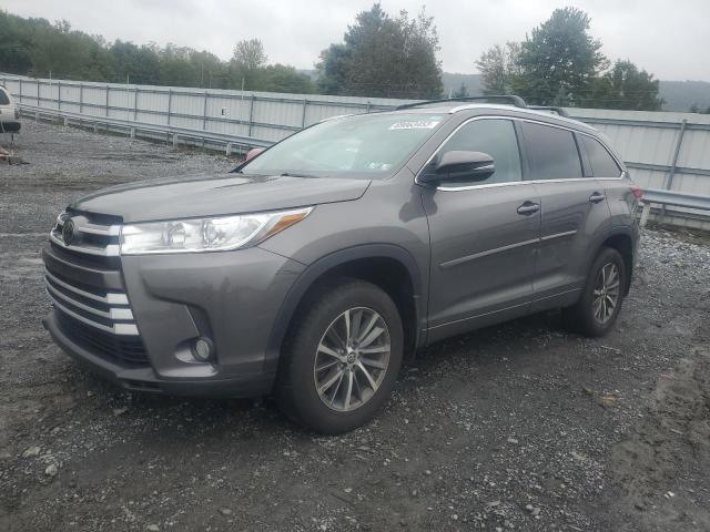 5TDJZRFH0JS560417 - 2018 TOYOTA HIGHLANDER SE GRAY photo 1