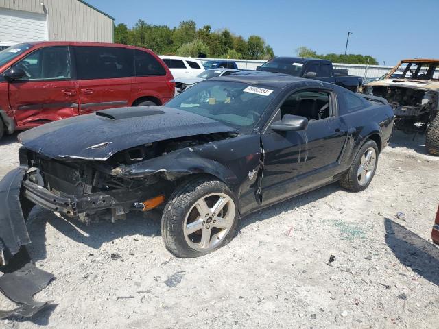 1ZVHT80N495124421 - 2009 FORD MUSTANG BLACK photo 1