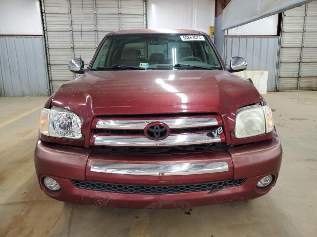 5TBBT44135S471339 - 2005 TOYOTA TUNDRA ACCESS CAB SR5 BURGUNDY photo 5