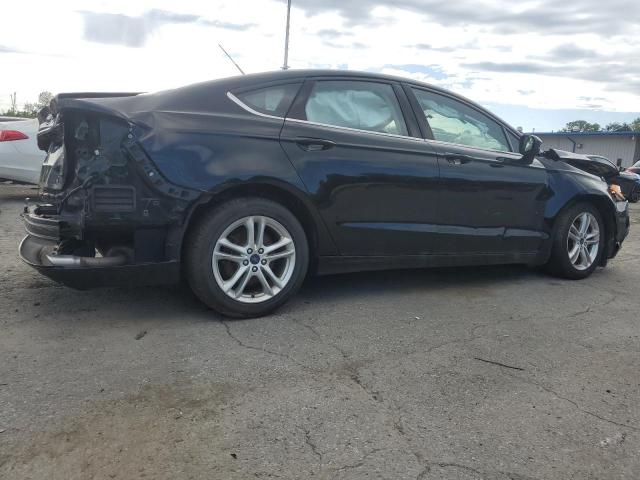 3FA6P0H78JR125598 - 2018 FORD FUSION SE Чорний фото 3