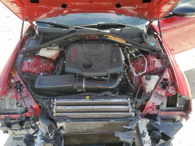 ZARFAMBN1K7608746 - 2019 ALFA ROMEO GIULIA TI Czerwony zdjęcie 11