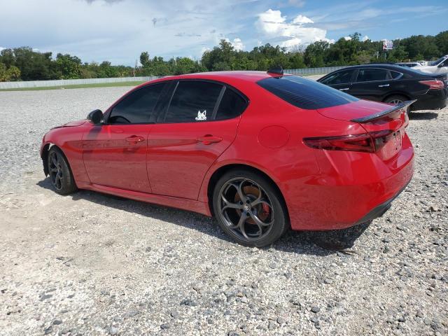 ZARFAMBN1K7608746 - 2019 ALFA ROMEO GIULIA TI Czerwony zdjęcie 2