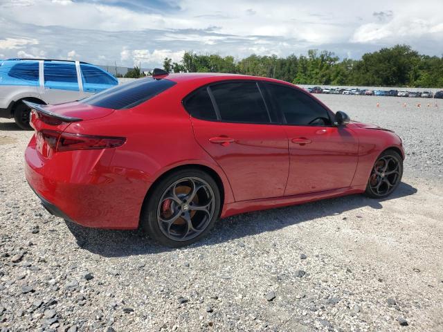 ZARFAMBN1K7608746 - 2019 ALFA ROMEO GIULIA TI Czerwony zdjęcie 3