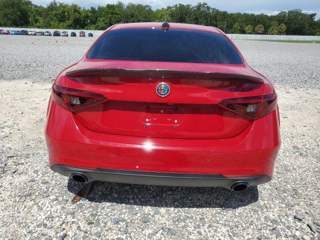 ZARFAMBN1K7608746 - 2019 ALFA ROMEO GIULIA TI Czerwony zdjęcie 6