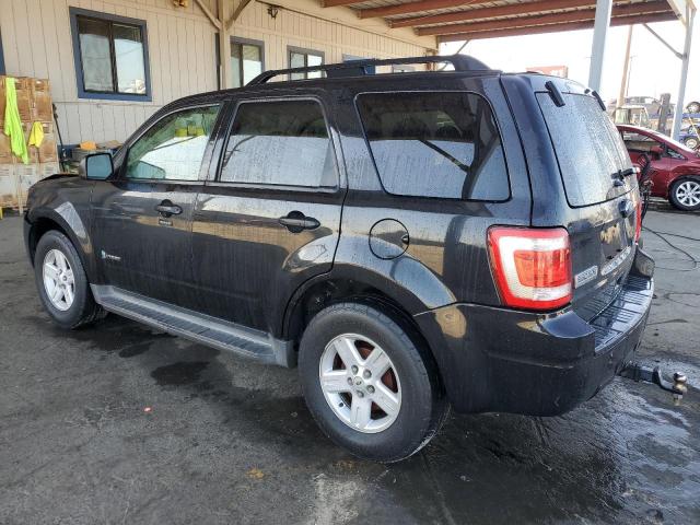1FMCU5K39BKA34284 - 2011 FORD ESCAPE HYBRID BLACK photo 2