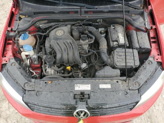 3VW2K7AJ7DM354228 - 2013 VOLKSWAGEN JETTA BASE أحمر صورة 11