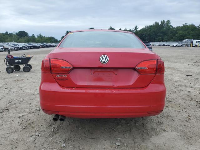 3VW2K7AJ7DM354228 - 2013 VOLKSWAGEN JETTA BASE أحمر صورة 6
