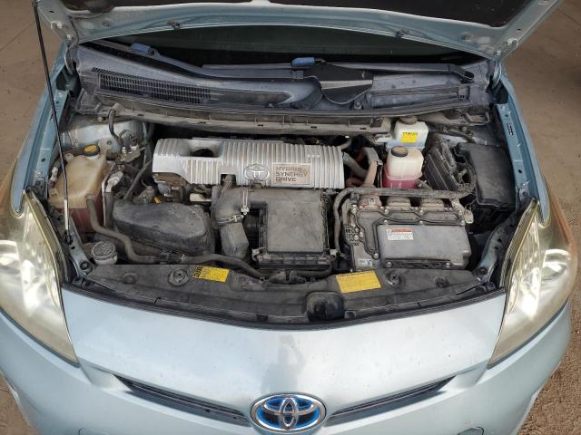 JTDKN3DU8C1545399 - 2012 TOYOTA PRIUS 青绿色 照片 11