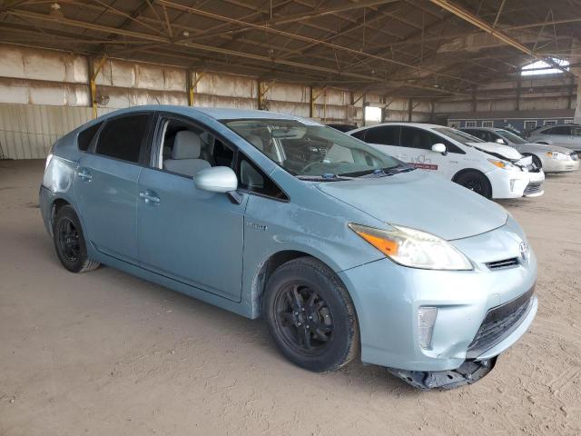 JTDKN3DU8C1545399 - 2012 TOYOTA PRIUS 青绿色 照片 4