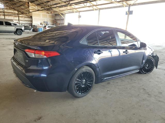 5YFEPRAE5LP136070 - 2020 TOYOTA COROLLA LE BLUE photo 3