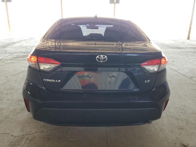 5YFEPRAE5LP136070 - 2020 TOYOTA COROLLA LE BLUE photo 6