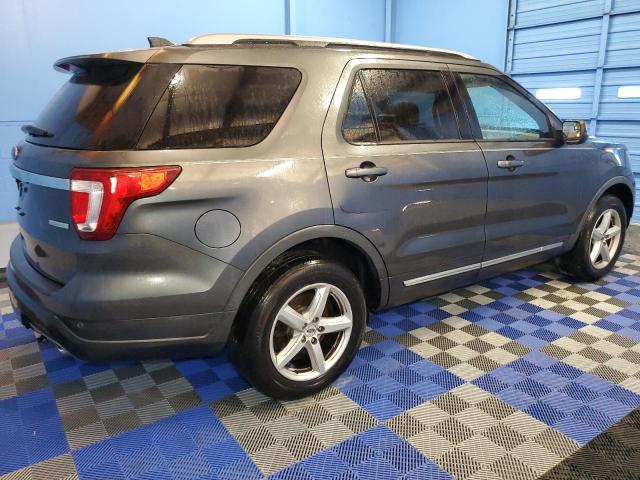 1FM5K7DH1JGC64924 - 2018 FORD EXPLORER XLT Մոխրագույն լուսանկար 3