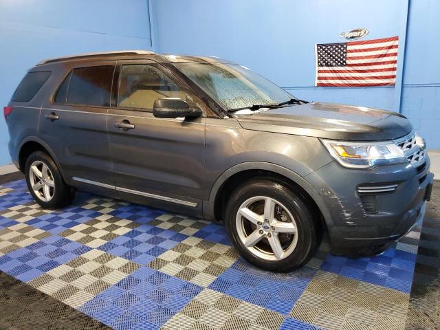 1FM5K7DH1JGC64924 - 2018 FORD EXPLORER XLT Մոխրագույն լուսանկար 4