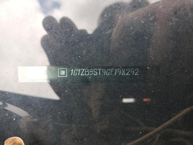 1G1ZB5ST9GF198292 - 2016 CHEVROLET MALIBU LS BLACK photo 12