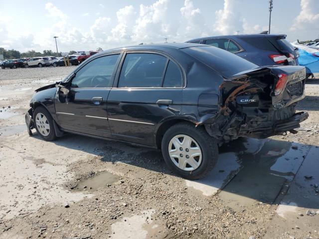 1HGES16315L027299 - 2005 HONDA CIVIC DX VP BLACK photo 2