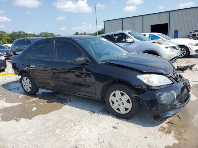 1HGES16315L027299 - 2005 HONDA CIVIC DX VP BLACK photo 4