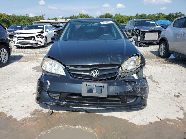 1HGES16315L027299 - 2005 HONDA CIVIC DX VP BLACK photo 5