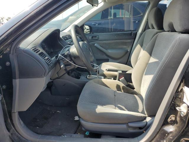 1HGES16315L027299 - 2005 HONDA CIVIC DX VP BLACK photo 7