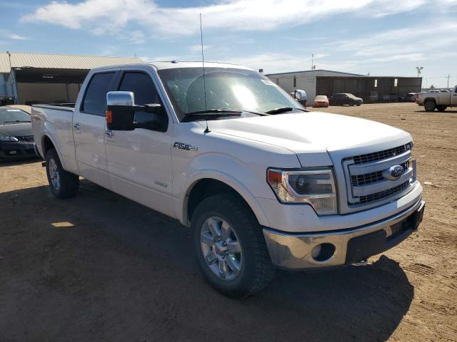 1FTFW1ET7EKF49028 - 2014 FORD F150 SUPERCREW WHITE photo 4