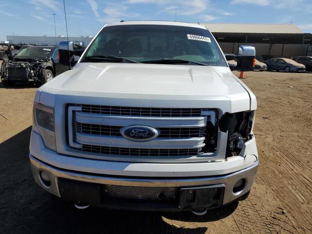 1FTFW1ET7EKF49028 - 2014 FORD F150 SUPERCREW WHITE photo 5