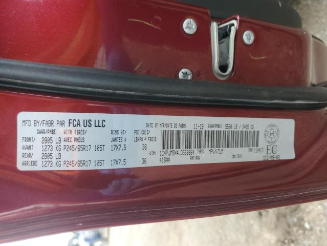 1C4PJMBX4LD558864 - 2020 JEEP CHEROKEE TRAILHAWK 红色 照片 14