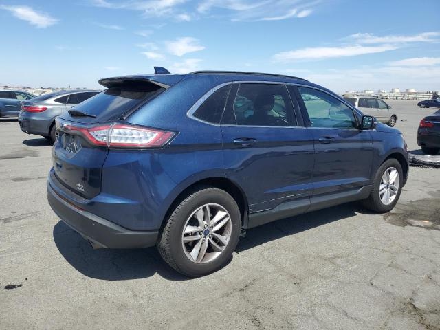 2FMPK3J93HBC10654 - 2017 FORD EDGE SEL BLUE photo 3