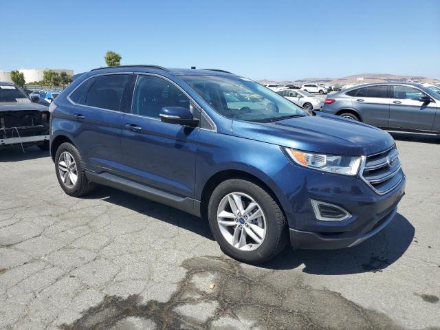 2FMPK3J93HBC10654 - 2017 FORD EDGE SEL BLUE photo 4