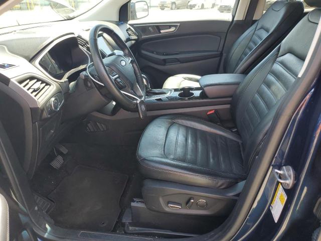2FMPK3J93HBC10654 - 2017 FORD EDGE SEL BLUE photo 7
