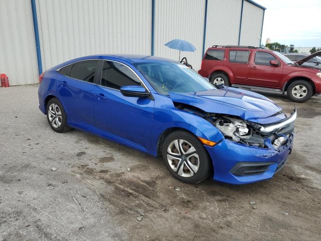 19XFC2F5XJE020006 - 2018 HONDA CIVIC LX BLUE photo 4