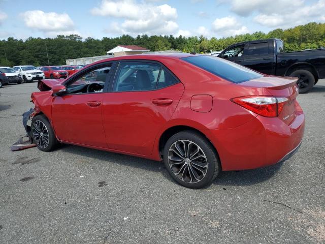 2T1BURHEXGC623420 - 2016 TOYOTA COROLLA L RED photo 2