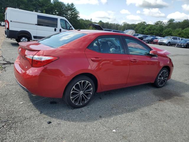 2T1BURHEXGC623420 - 2016 TOYOTA COROLLA L RED photo 3