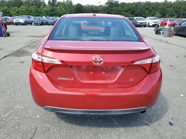 2T1BURHEXGC623420 - 2016 TOYOTA COROLLA L RED photo 6