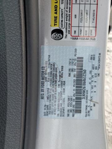 3LNHM26186R652260 - 2006 LINCOLN ZEPHYR Gümüş foto 12