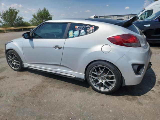 KMHTC6AE5DU169202 - 2013 HYUNDAI VELOSTER TURBO 银色 照片 2