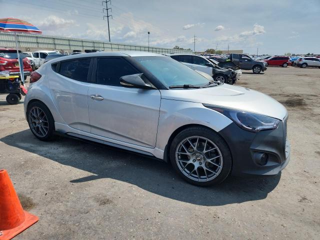KMHTC6AE5DU169202 - 2013 HYUNDAI VELOSTER TURBO 银色 照片 4