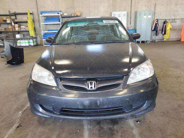 2HGES16574H632196 - 2004 HONDA CIVIC LX შავი ფოტო 5