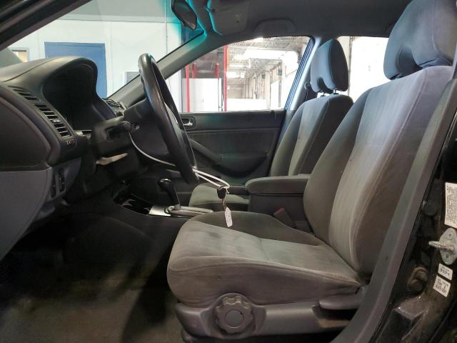2HGES16574H632196 - 2004 HONDA CIVIC LX შავი ფოტო 7