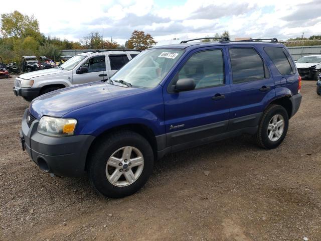 1FMYU95H66KA56270 - 2006 FORD ESCAPE HEV BLUE photo 1