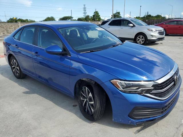 3VW5M7BU2RM031406 - 2024 VOLKSWAGEN JETTA S BLUE photo 4