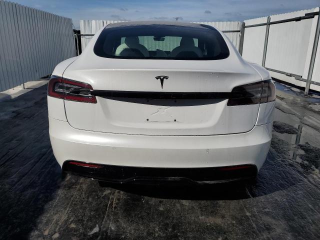 5YJSA1E50MF453591 - 2021 TESLA MODEL S WHITE photo 6