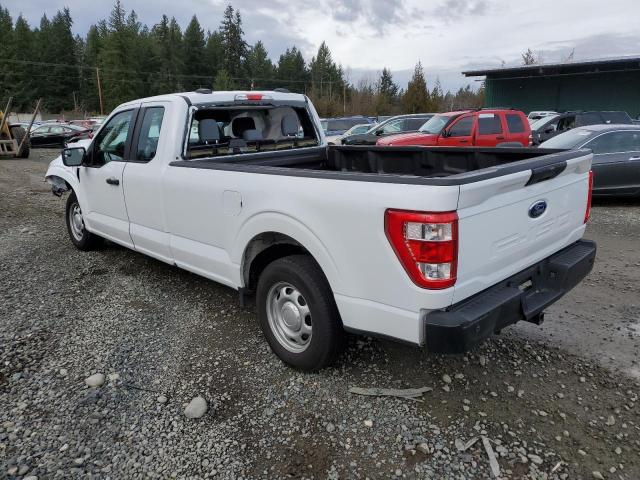 1FTEX1CP8NKD51931 - 2022 FORD F150 SUPER CAB WHITE photo 2