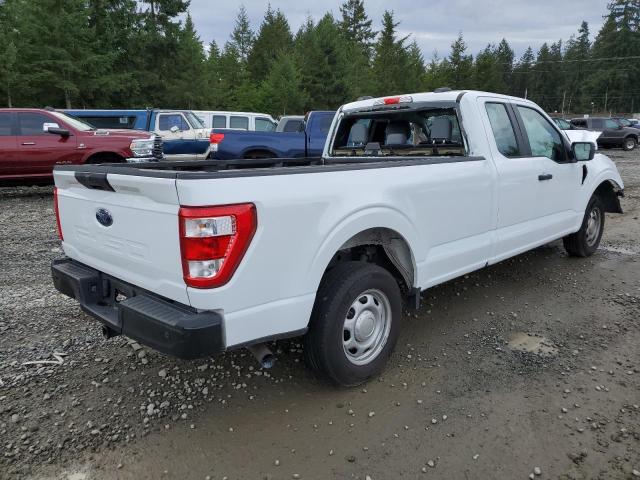 1FTEX1CP8NKD51931 - 2022 FORD F150 SUPER CAB WHITE photo 3