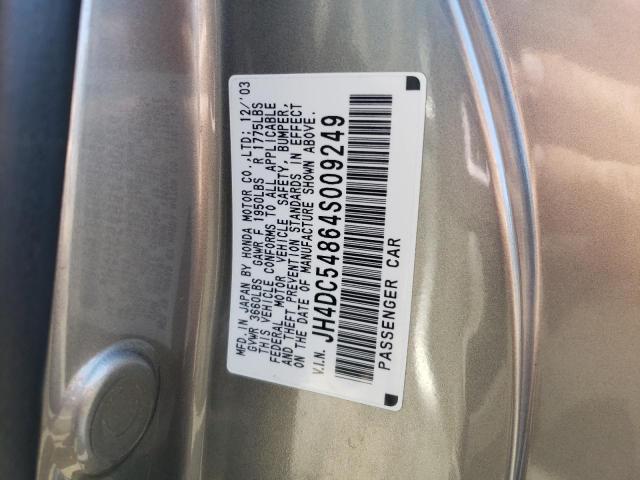 JH4DC54864S009249 - 2004 ACURA RSX 灰色 照片 12