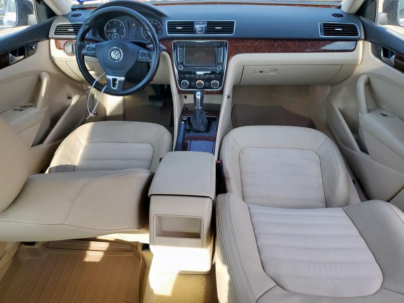 1VWCN7A37CC043458 - 2012 VOLKSWAGEN PASSAT SEL BLUE photo 8