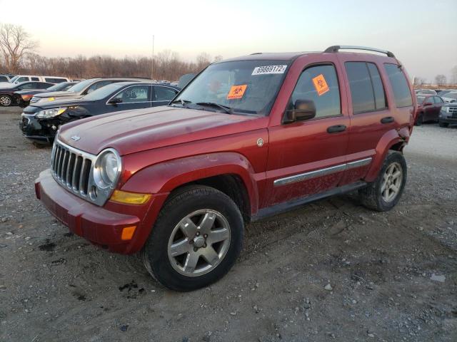 1J4GL58K06W240545 - 2006 JEEP LIBERTY LIMITED RED photo 1