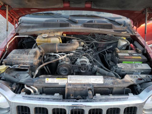 1J4GL58K06W240545 - 2006 JEEP LIBERTY LIMITED RED photo 12