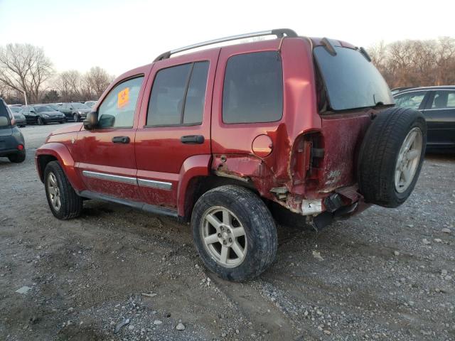 1J4GL58K06W240545 - 2006 JEEP LIBERTY LIMITED RED photo 2